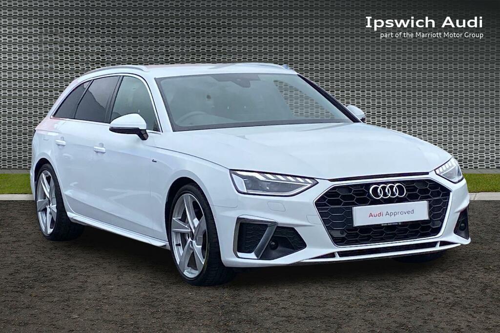 Audi A4 Avant 2.0 Tfsi 40 S Line Estate S Tronic Euro White