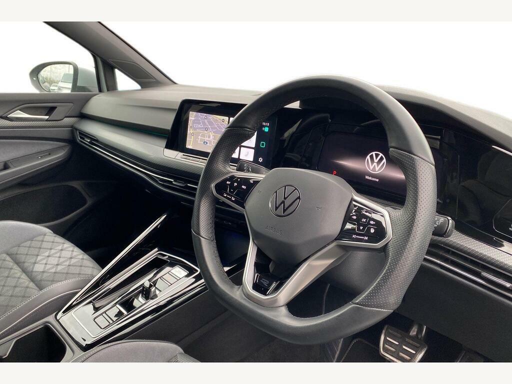 Volkswagen Golf 1.5 Etsi Mhev R-line Hatchback Hybrid D AX23LWS Silver #6