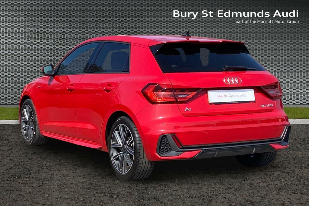 Audi A1 1.0 Tfsi 30 S Line Sportback Eur AX73DMZ Red #3