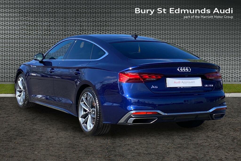 Audi A5 2.0 Tdi 35 S Line Sportback S Tronic Eu GX23YZY Blue #3