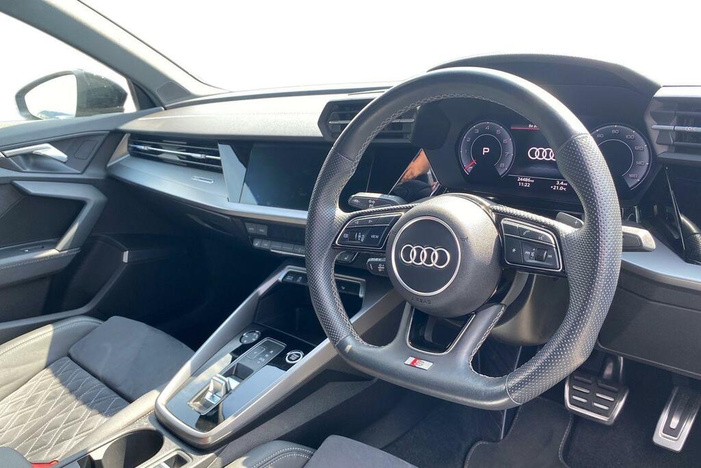 Audi A3 1.5 Tfsi 35 Edition 1 Saloon S Tronic E KP23UEZ Black #6