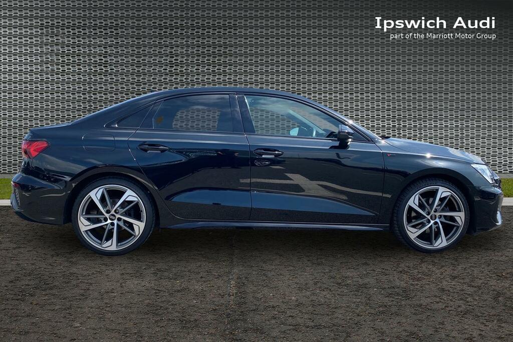 Audi A3 1.5 Tfsi 35 Edition 1 Saloon S Tronic E KP23UEZ Black #4
