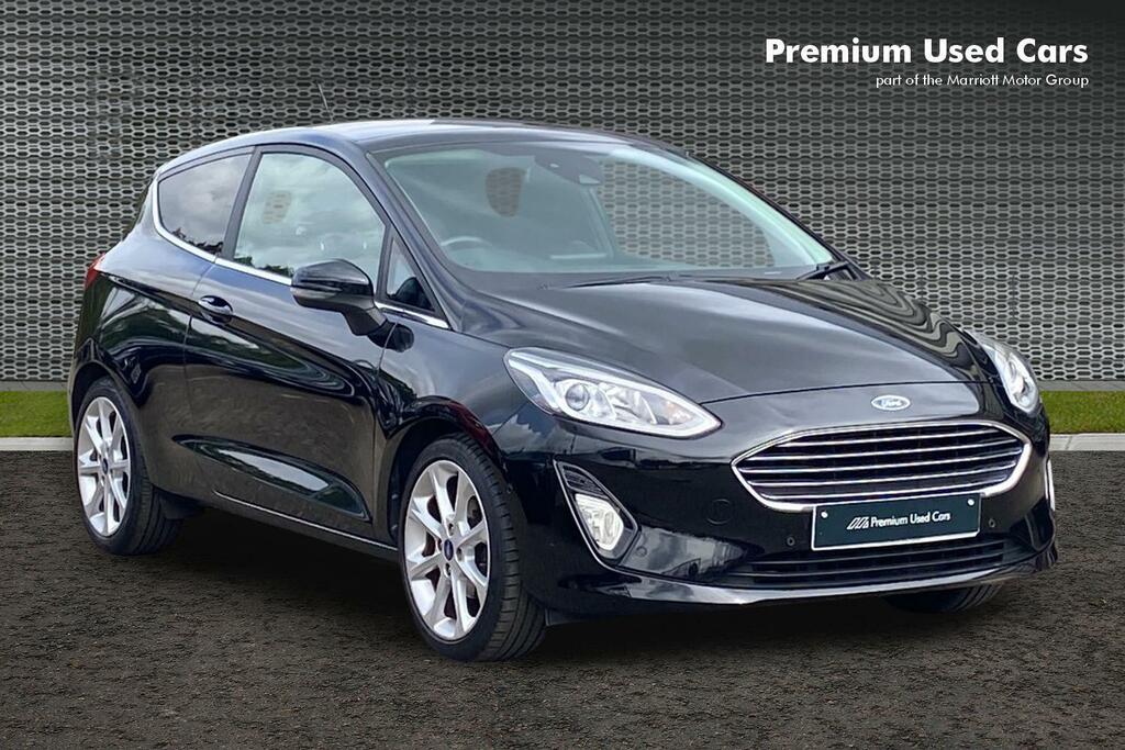 Ford Fiesta 1.0T Ecoboost Titanium Euro 6 Ss Black