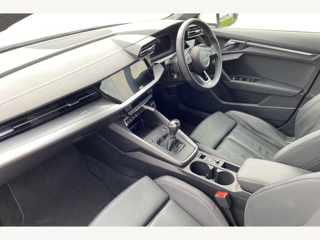 Audi A3 1.0 Tfsi 30 S Line Sportback Eur GV73UNM White #2