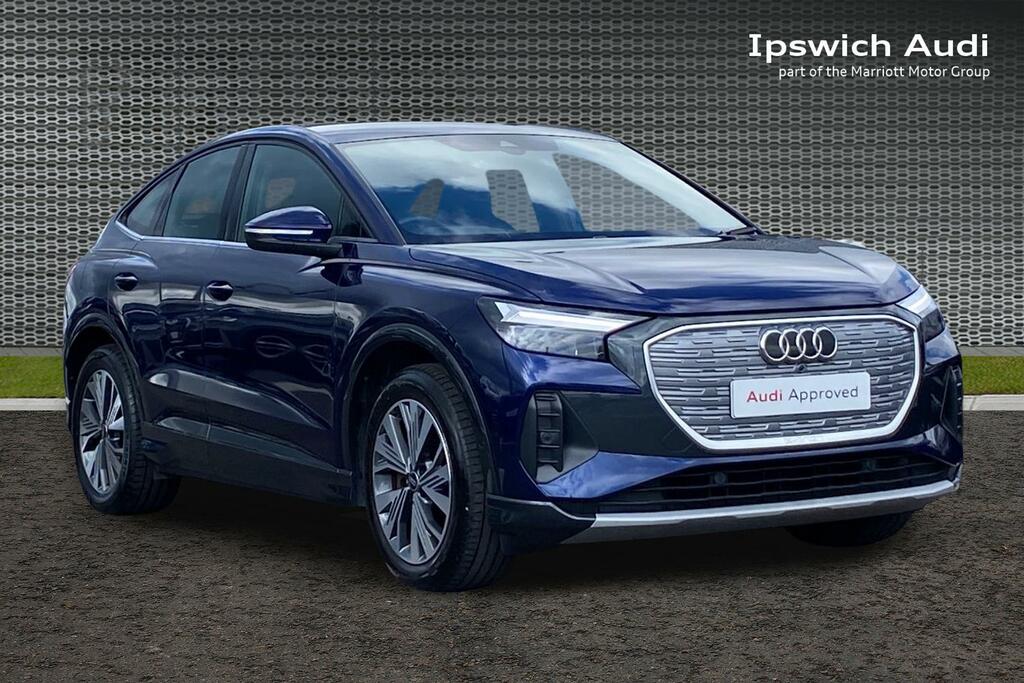 Audi Q4 E Tron 40 Sport Sportback 82Kwh 204 Ps Blue