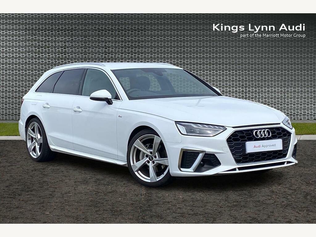 Audi A4 Avant 2.0 Tfsi 40 S Line Estate S Tronic Euro White