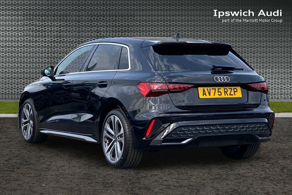Audi A3 1.5 Tfsi S Line Sportback Euro 6 AV75RZP Black #3