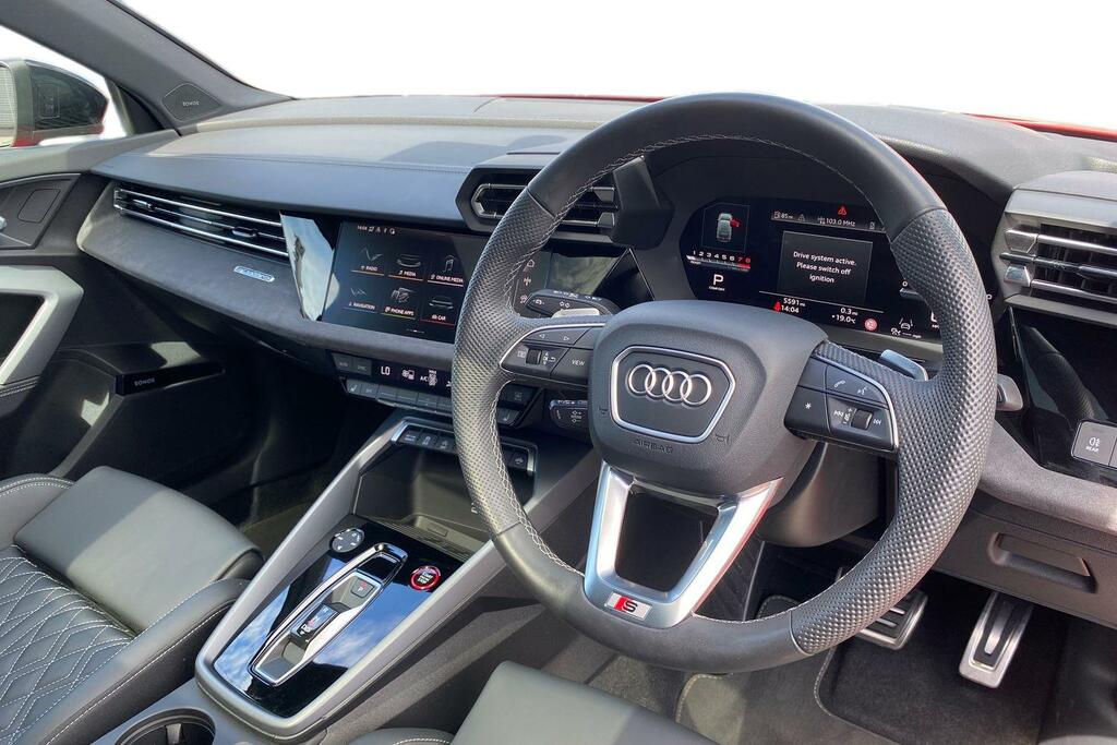 Audi S3 2.0 Tfsi Black Edition Sportback S Tron AV75XFS Red #6