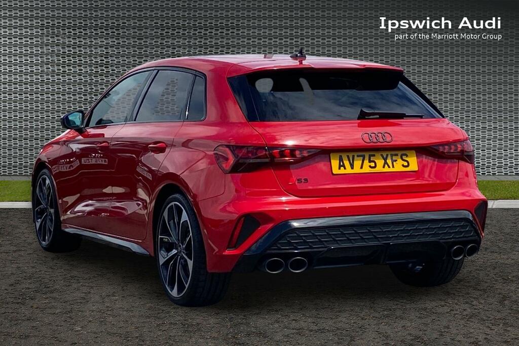 Audi S3 2.0 Tfsi Black Edition Sportback S Tron AV75XFS Red #3