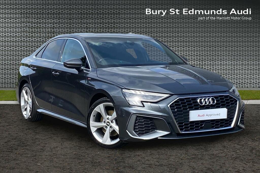 Audi A3 1.5 Tfsi 35 S Line Saloon S Tronic Euro Grey
