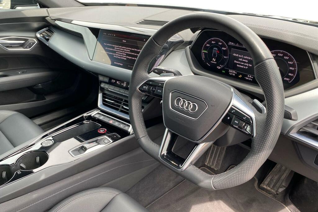 Audi E Tron GT 93.4Kwh Saloon Quattro 476 Ps HG23CXY Black #6