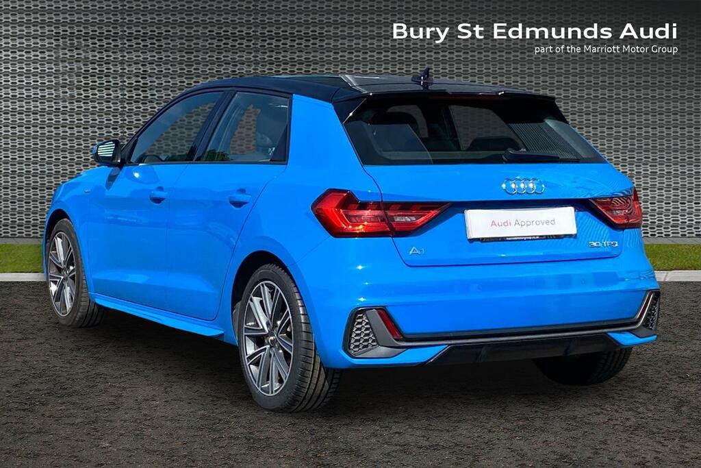 Audi A1 1.0 Tfsi 30 S Line Sportback Eur AX19DXH Blue #3