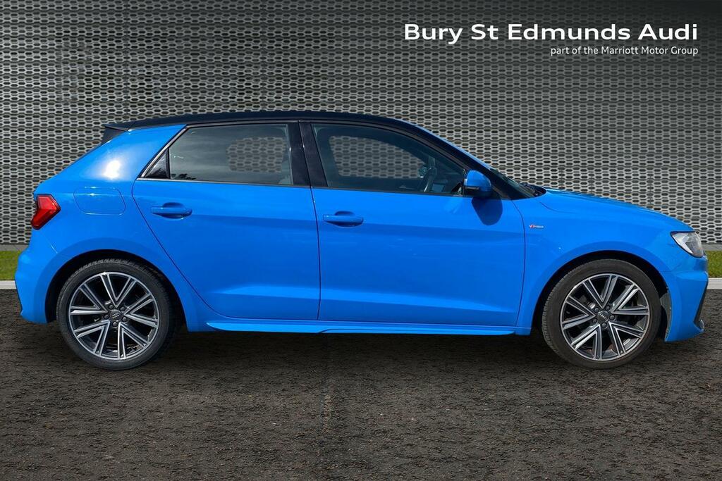 Audi A1 1.0 Tfsi 30 S Line Sportback Eur AX19DXH Blue #4