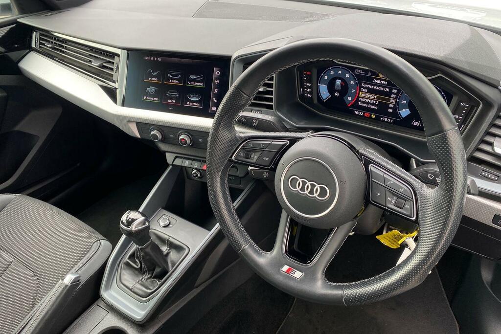 Audi A1 1.0 Tfsi 25 S Line Sportback Eur EF22HPA White #6