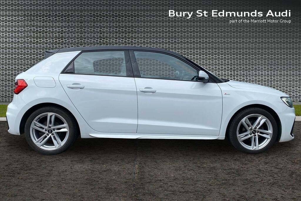Audi A1 1.0 Tfsi 25 S Line Sportback Eur EF22HPA White #4