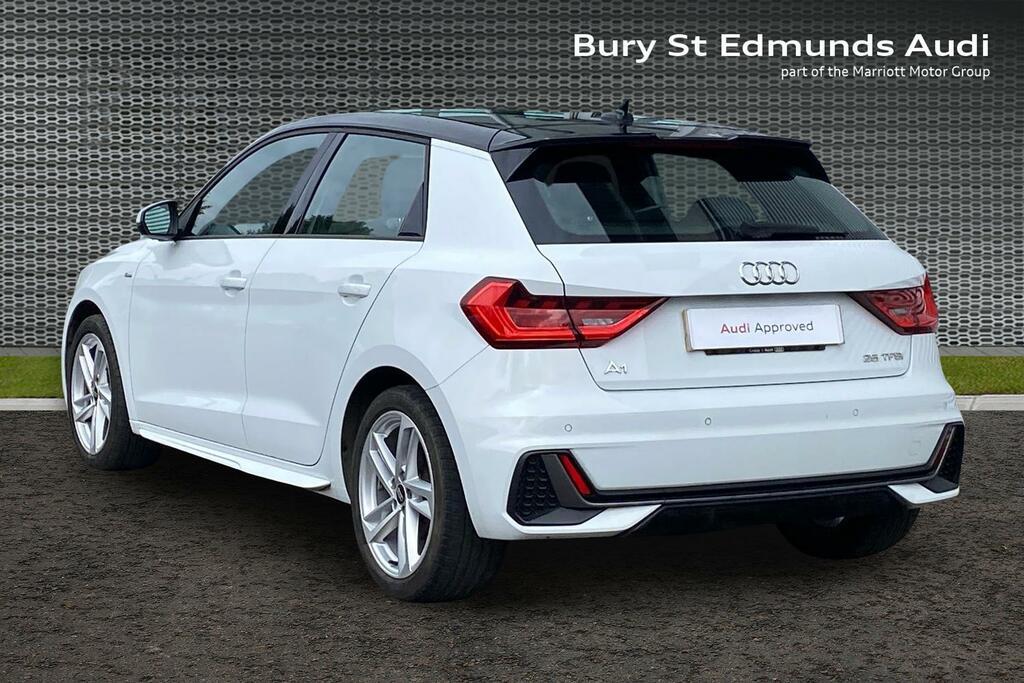 Audi A1 1.0 Tfsi 25 S Line Sportback Eur EF22HPA White #3