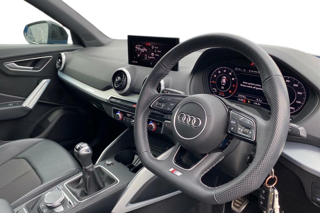 Audi Q2 1.0 Tfsi 30 Black Edition Suv Eu KT71DWG Blue #6