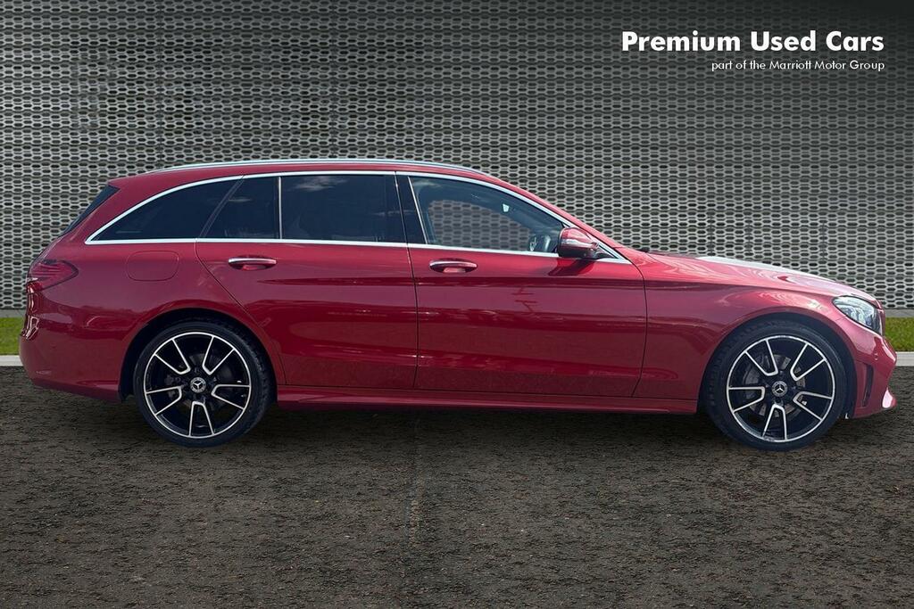 Mercedes-Benz C Class 2.0 C220d Amg Line Premium Plus Estate Diese WN19WRP Red #4