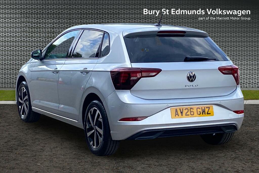 Volkswagen Polo 1.0 Tsi Match Hatchback Dsg Euro 6 Ss AV26GWZ Silver #3