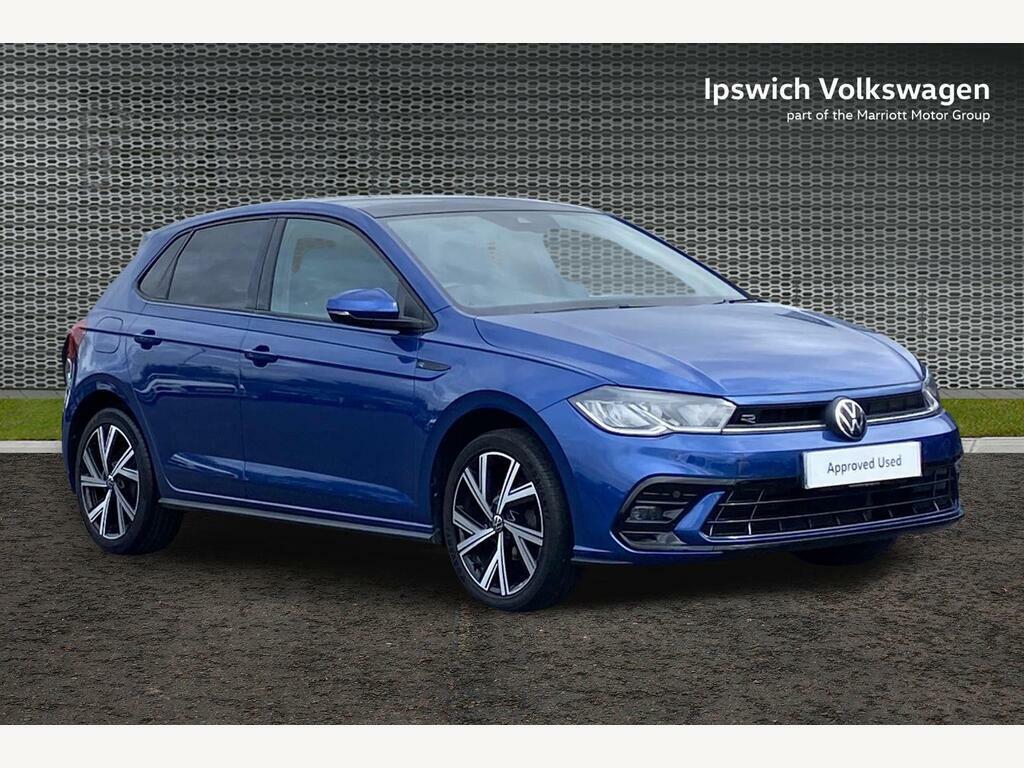 Volkswagen Polo 1.0 Tsi R-line Hatchback Euro 6 AV73YXS Blue