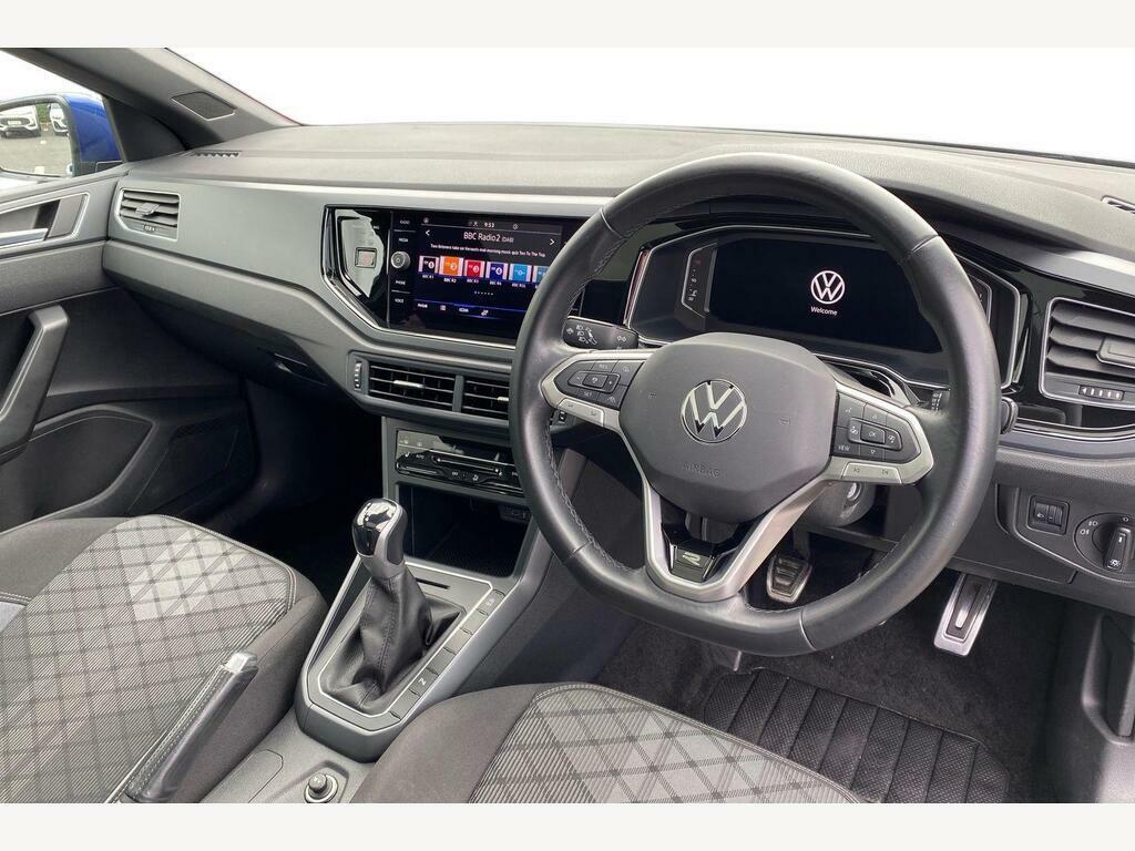 Volkswagen Polo 1.0 Tsi R-line Hatchback Euro 6 AV73YXS Blue #6