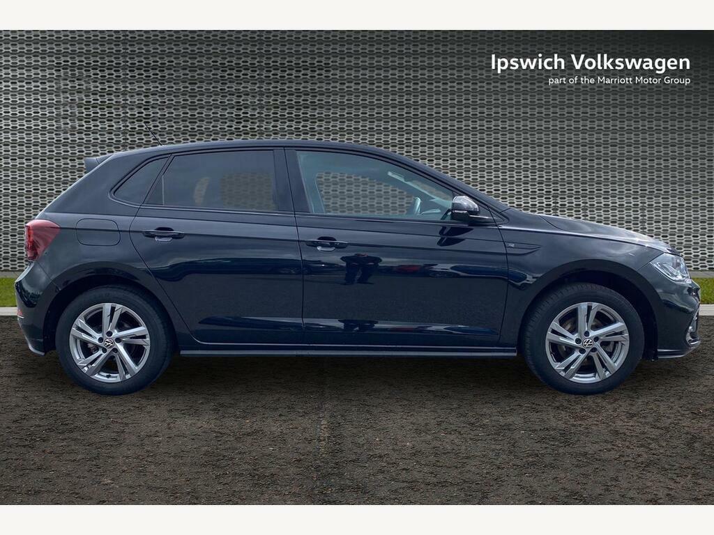 Volkswagen Polo 1.0 Tsi R-line Hatchback Dsg Euro 6 S YG73ZVJ Black #4