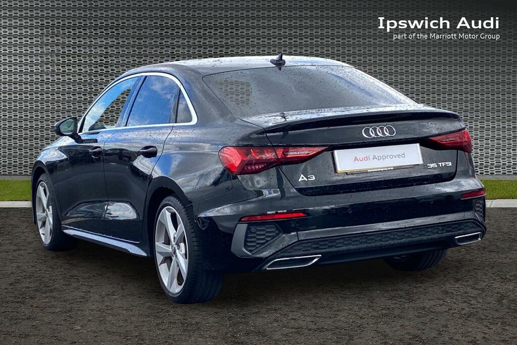 Audi A3 2.0 Tdi 35 Edition 1 Saloon S Tronic Eu KN22VJV Black #3