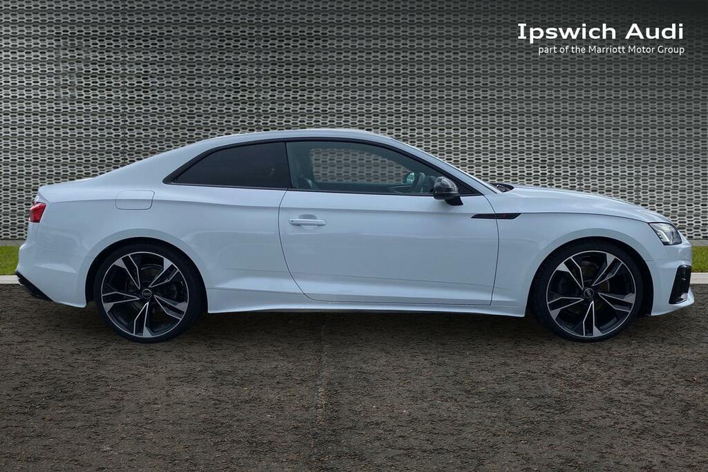 Audi A5 2.0 Tfsi 35 Black Edition Coupe S Troni AV23MHY White #4