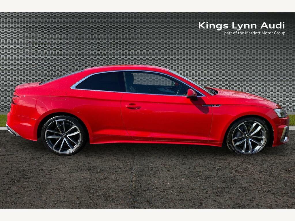 Audi A5 2.0 Tfsi 40 S Line Coupe S Tronic Euro YK22ZSU Red #4