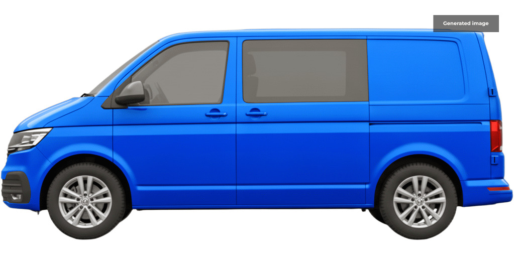 Volkswagen Transporter 2.0 Bitdi T32 Highline Kombi Double Cab Blue #5
