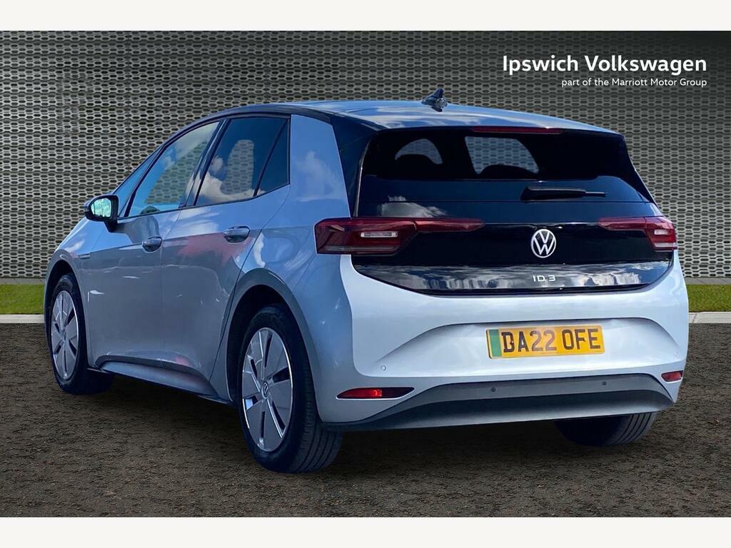 Volkswagen ID.3 Pro Performance 58Kwh Max Hatchback A DA22OFE Black #3