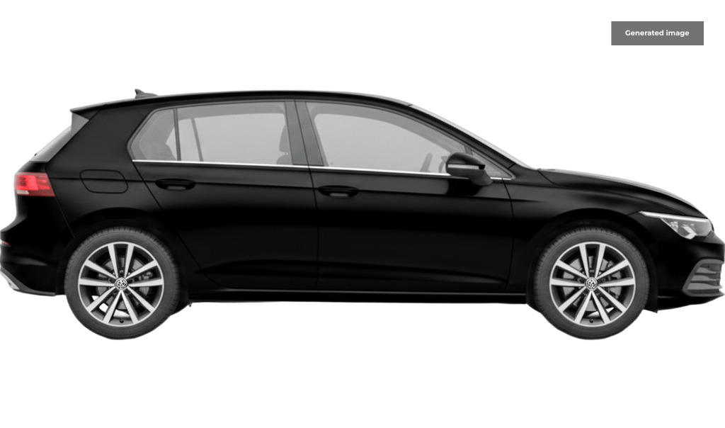 Volkswagen Golf 2.0 Tdi R-line Hatchback Dsg Euro 6 S KP70DCX Black #5
