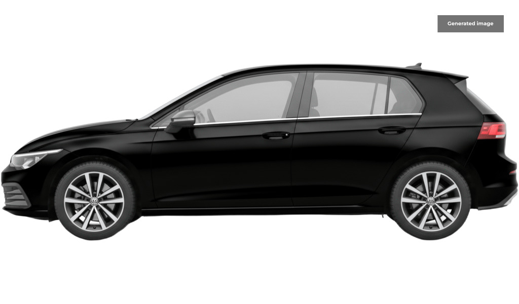 Volkswagen Golf 2.0 Tdi R-line Hatchback Dsg Euro 6 S KP70DCX Black #6