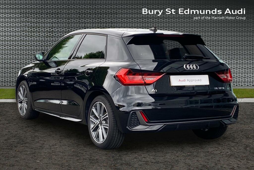 Audi A1 1.5 Tfsi 35 S Line Sportback S Tronic E AV73KPR Black #3