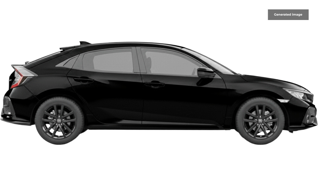 Honda Civic 1.0 Vtec Turbo Sr Hatchback Cvt Euro 6 Black #5