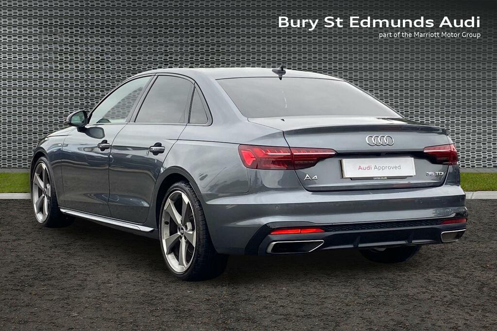 Audi A4 2.0 Tdi 35 Black Edition Saloon S Troni RE21CZJ Grey #3