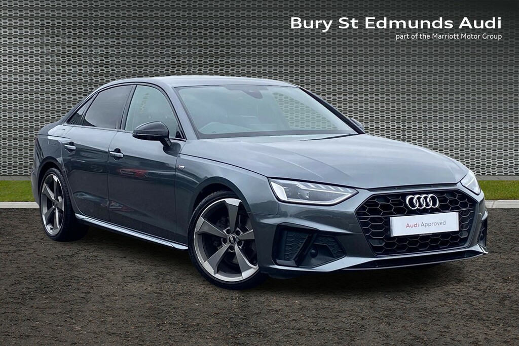 Audi A4 2.0 Tdi 35 Black Edition Saloon S Troni Grey
