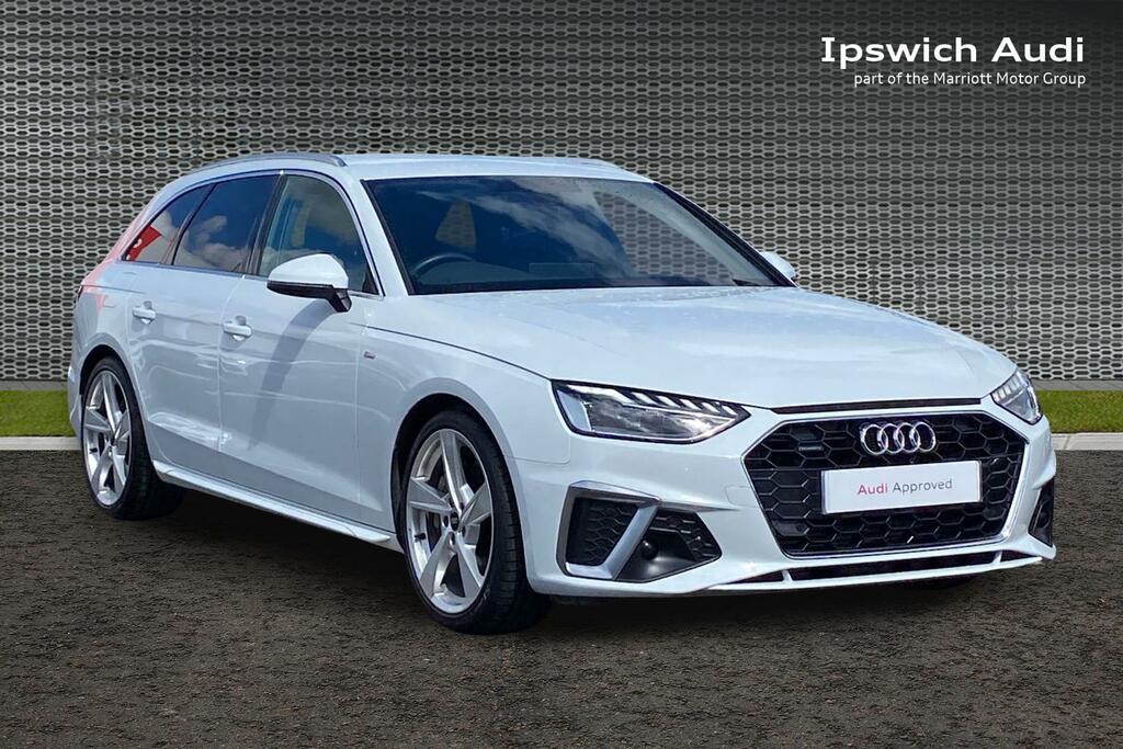 Audi A4 Avant 2.0 Tfsi 45 S Line Estate S Tronic Quat White