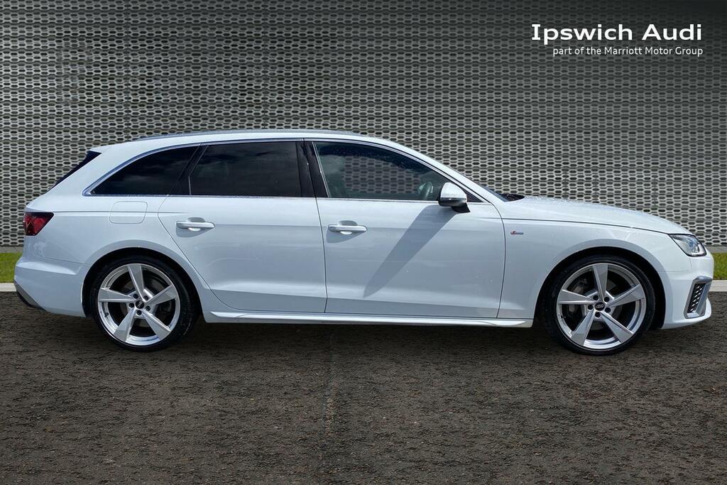 Audi A4 Avant 2.0 Tfsi 45 S Line Estate S Tronic Quat White #4