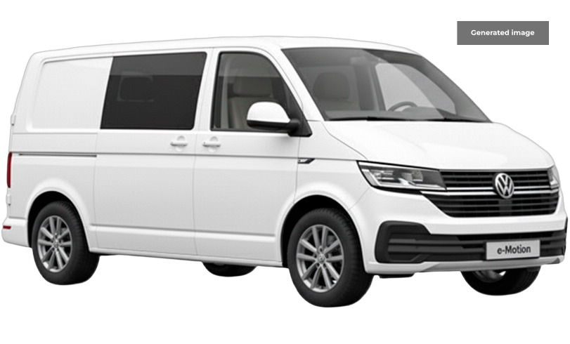Volkswagen E-Transporter T32 Panel Van Commerce Pro Swb 136 Ps 65 Kwh Elect Grey #1