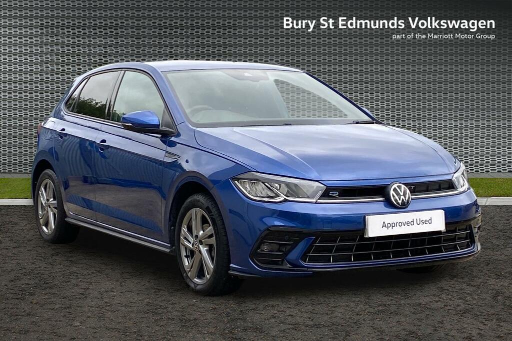 Volkswagen Polo 1.0 Tsi R-line Hatchback Euro 6 Blue