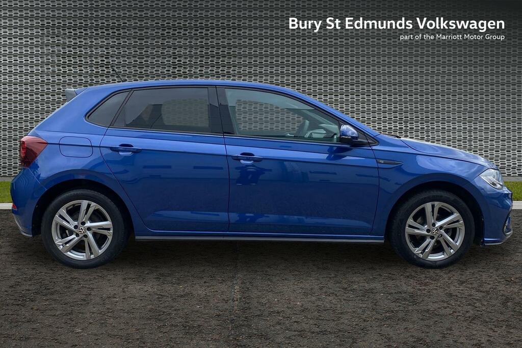 Volkswagen Polo 1.0 Tsi R-line Hatchback Euro 6 AV23UTS Blue #4