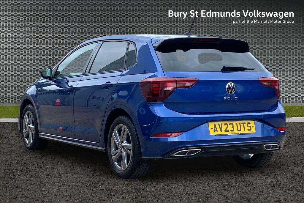 Volkswagen Polo 1.0 Tsi R-line Hatchback Euro 6 AV23UTS Blue #3