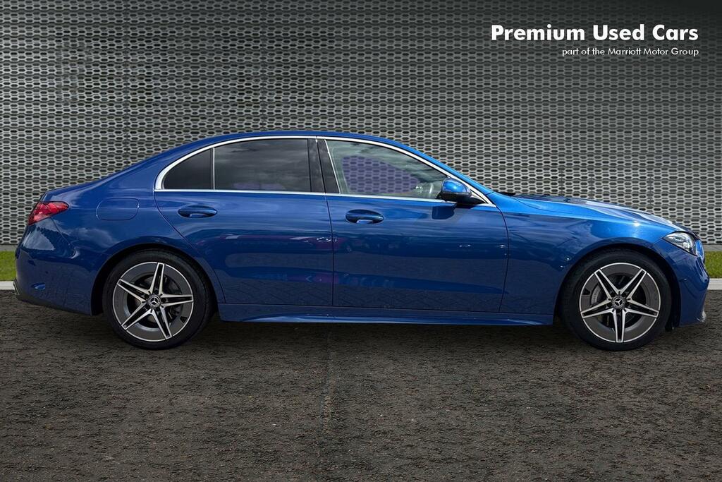 Mercedes-Benz C Class 1.5 C200h Mhev Amg Line Saloon Hybrid G KM24YWS Blue #4