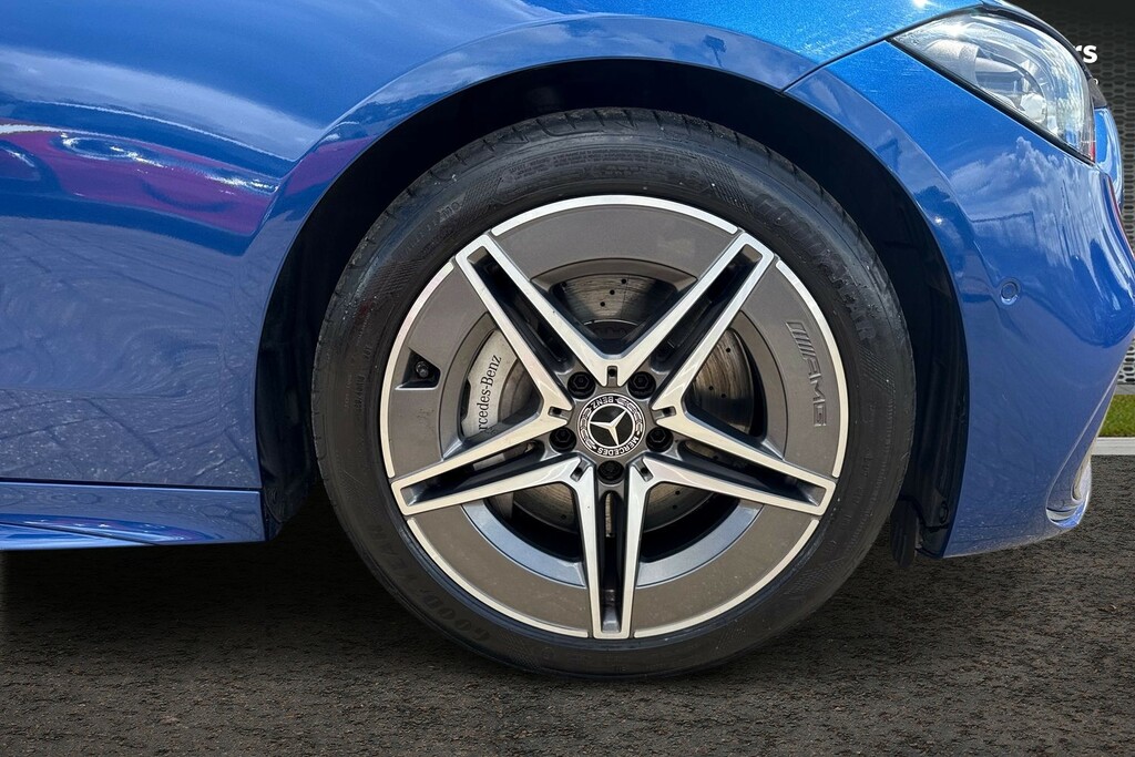 Mercedes-Benz C Class 1.5 C200h Mhev Amg Line Saloon Hybrid G KM24YWS Blue #5