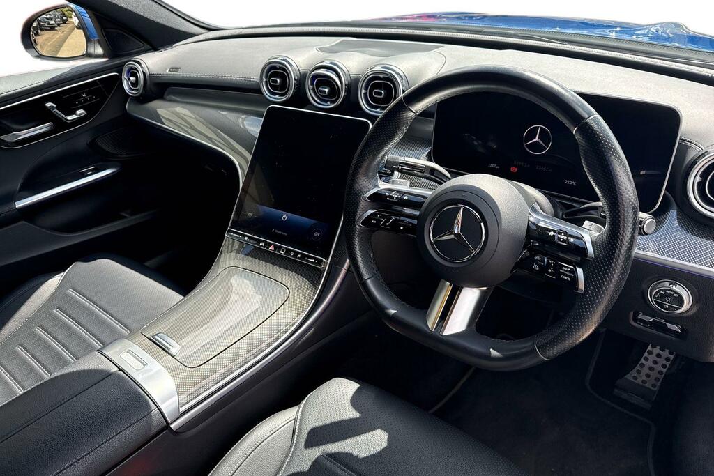 Mercedes-Benz C Class 1.5 C200h Mhev Amg Line Saloon Hybrid G KM24YWS Blue #6