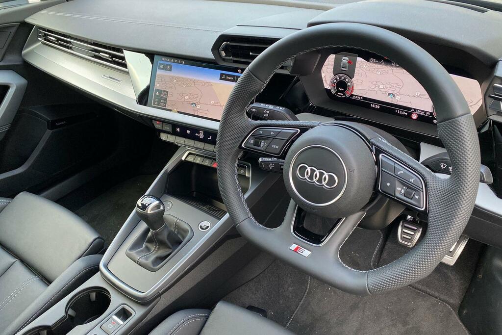 Audi A3 1.5 Tfsi S Line Saloon Euro 6 S Black #6