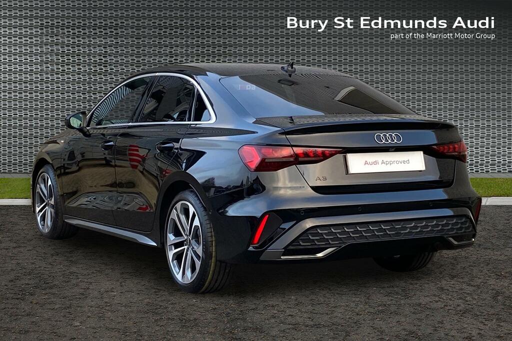 Audi A3 1.5 Tfsi S Line Saloon Euro 6 S Black #3