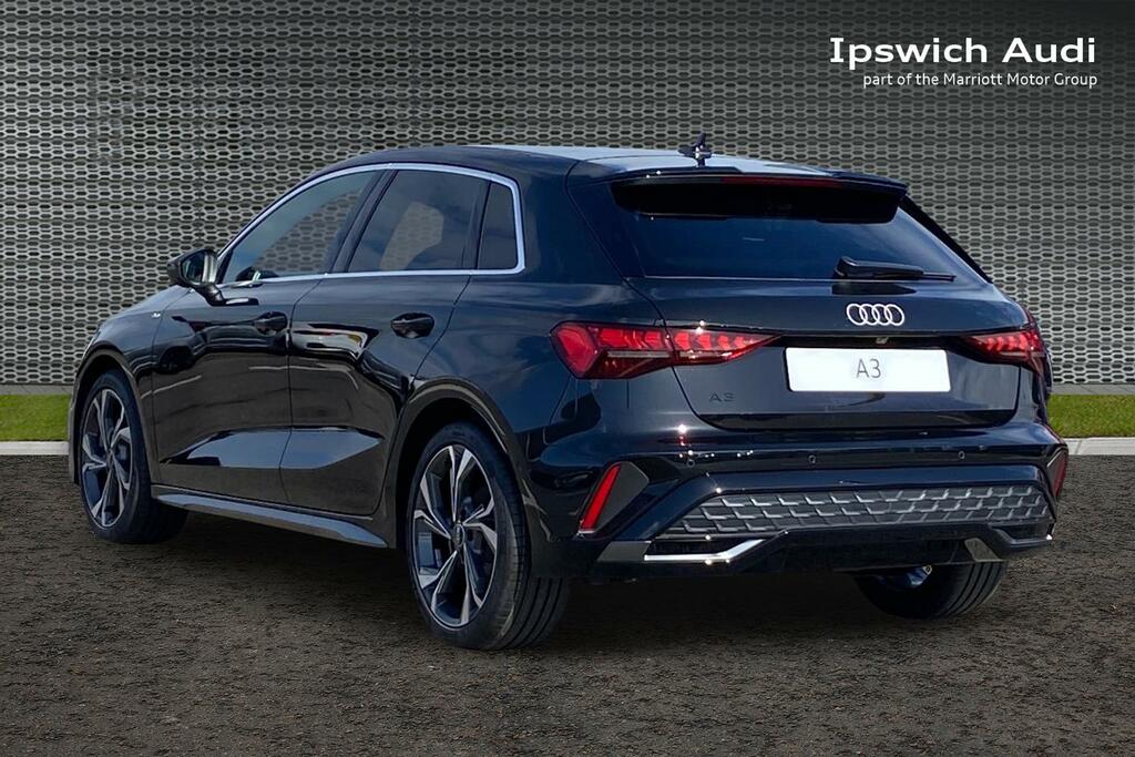 Audi A3 1.5 Tfsi S Line Sportback Euro 6 Black #3