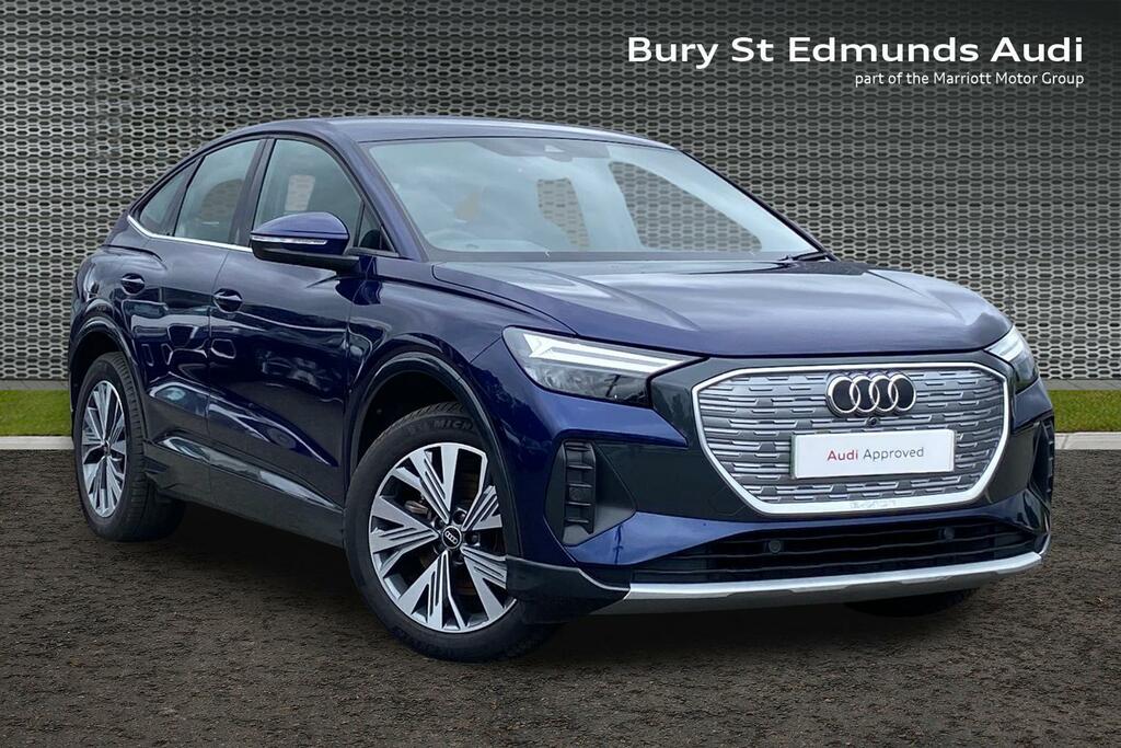 Audi Q4 E Tron 35 Sport Sportback 55Kwh 170 Ps Blue